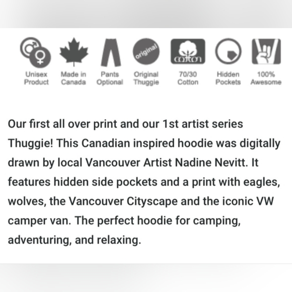 Thuggies Sea to Sky Long Hoodie - Picture 8 of 9